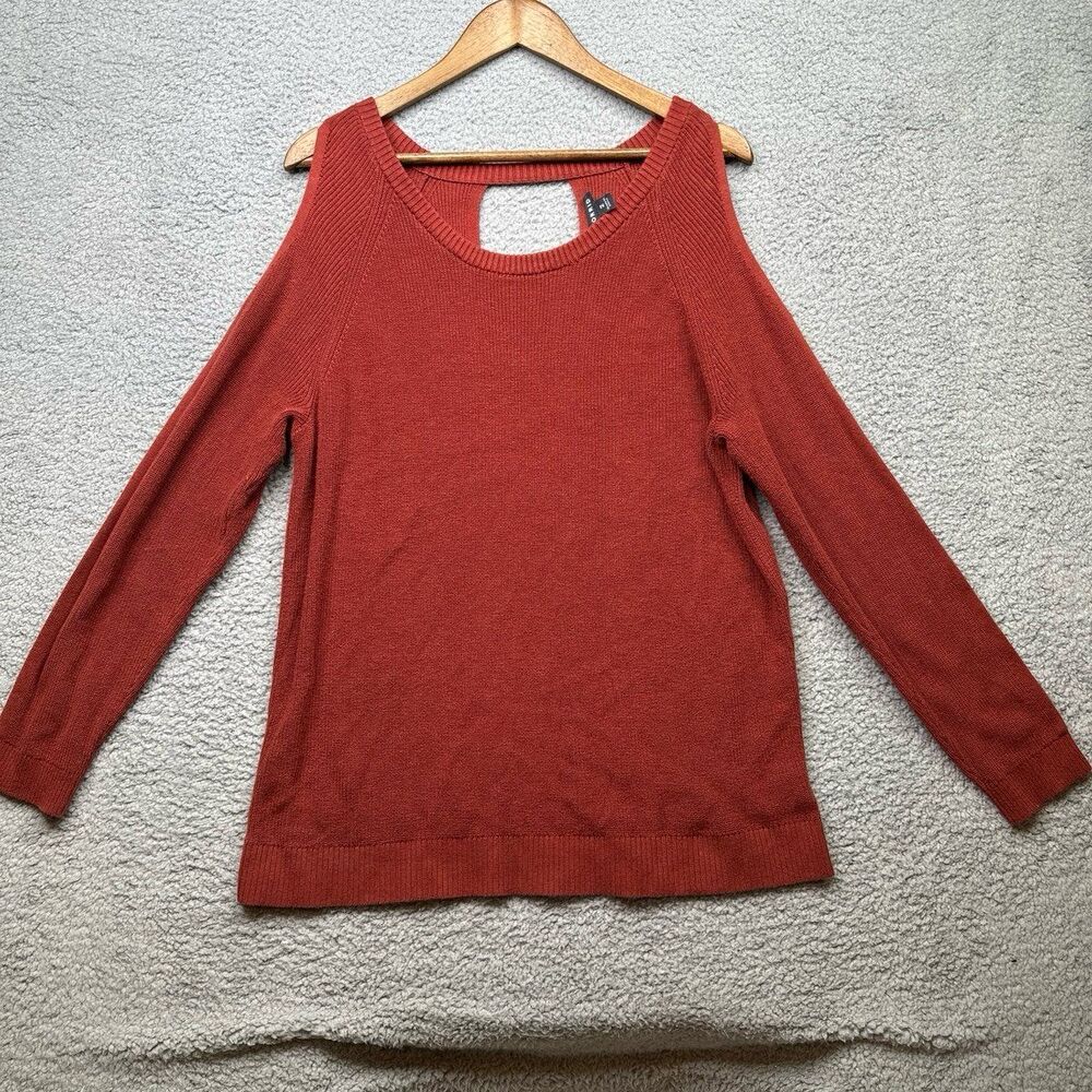Torrid hollowed out shoulder open back Sweater Sz 2
